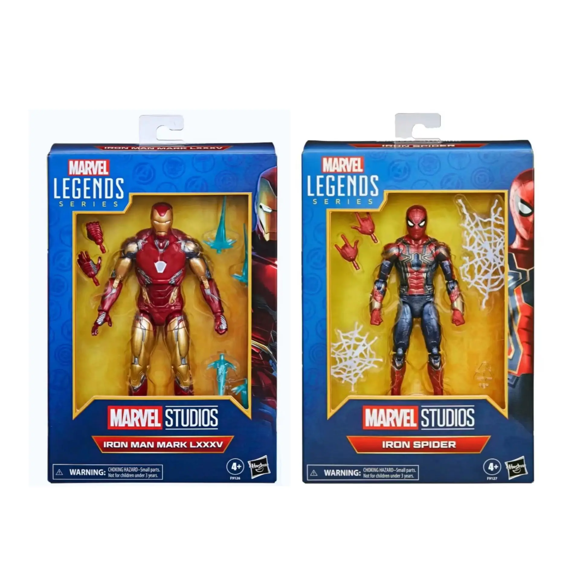 Marvel Legends figura de acción de Iron Man, estudio de Marvel, MK85, Iron Man, Spiderman, 6"