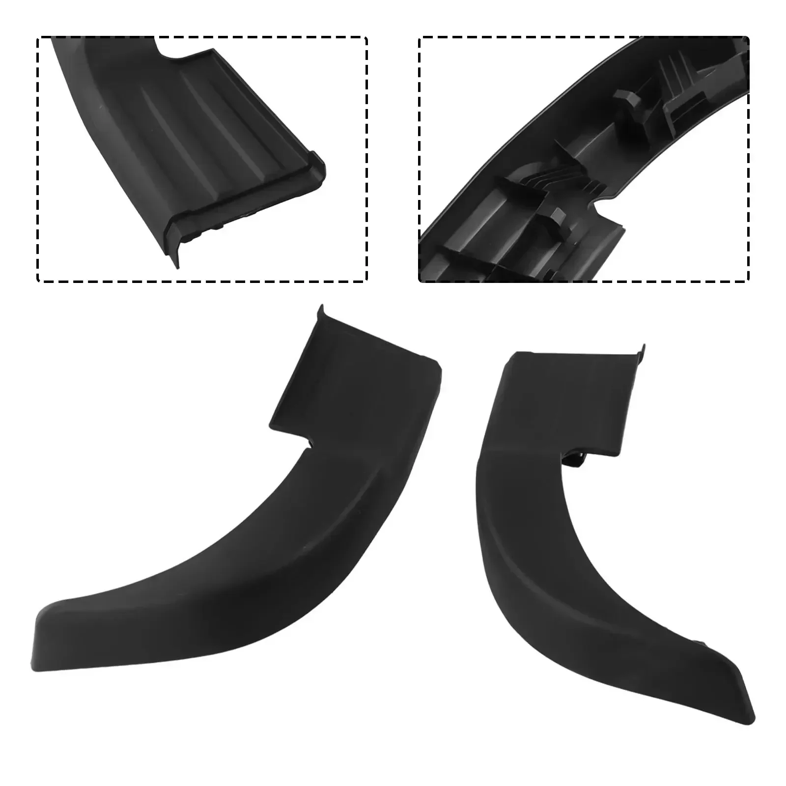 

Rear Bumper Trim Step Plate Compatible with For Toyota For Hilux For Revo 2015 2019 Plastic Black OEM Number 52163 0K030