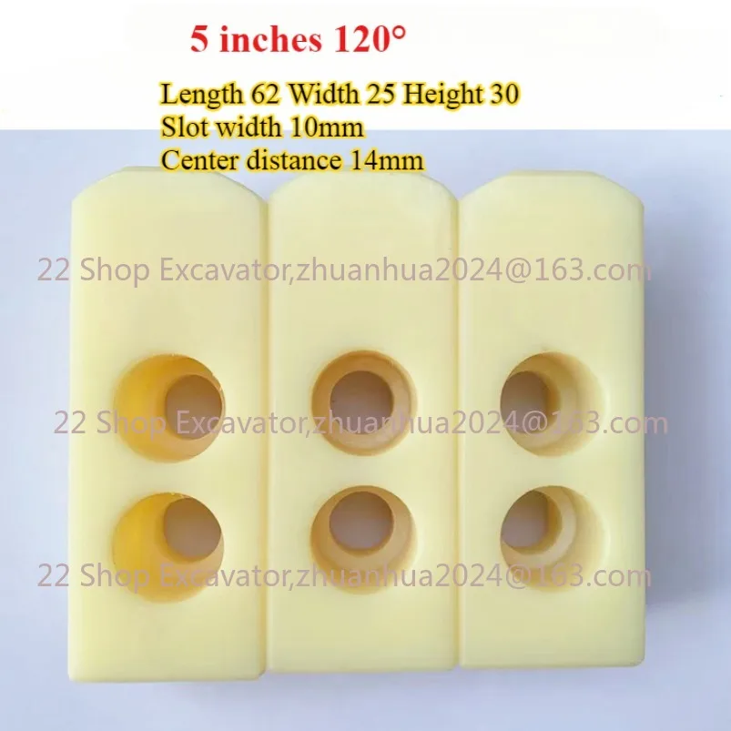 Torno CNC, mandril hidráulico de nailon, mandíbulas suaves, mandíbulas de tres mandíbulas de 120 grados, garra hidráulica de aceite de plástico