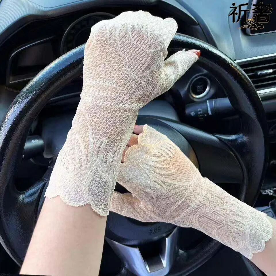 luvas-de-renda-estilo-coreano-com-sensacao-gelada-para-mulheres-protecao-solar-de-verao-finas-respiraveis-meio-dedo-esten
