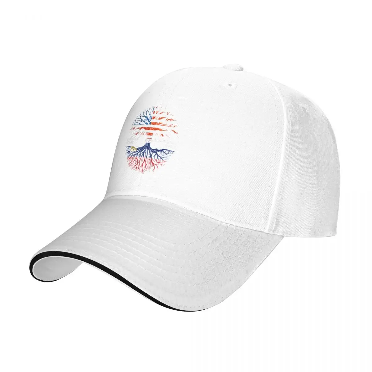 

American Grown With Liechtensteiner Roots Liechtenstein Flag Cap Baseball Cap Christmas hats hats Women's hat Men's