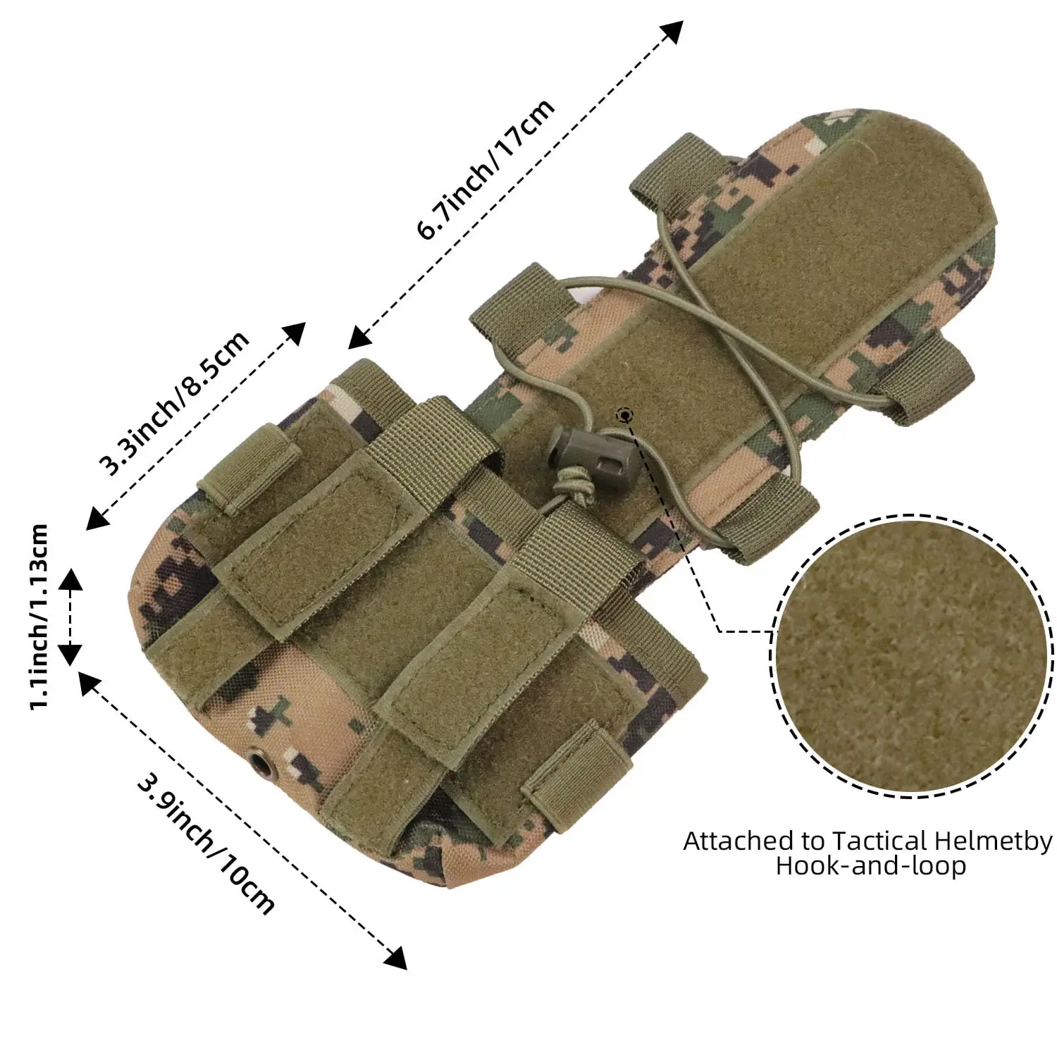 BOOIU Bolsa de Batería Táctica MK1 para Casco NVG - imagen 3