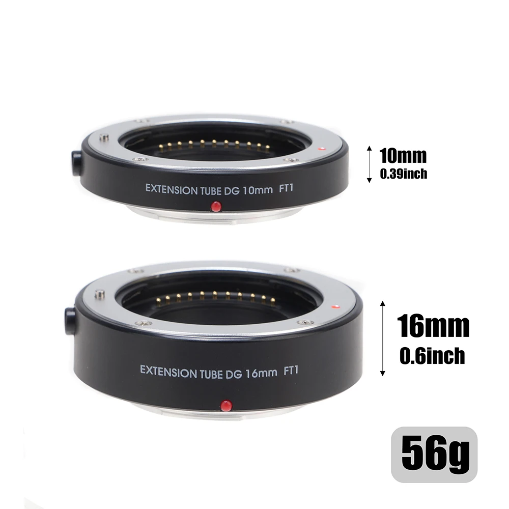 FOTGA Macro AF Auto Focus Extension Tube Lens Ring Adapter DG 10mm+16mm for Four Thirds M43 Micro 4/3 Camera GH3 GH4 GH5 GH5s