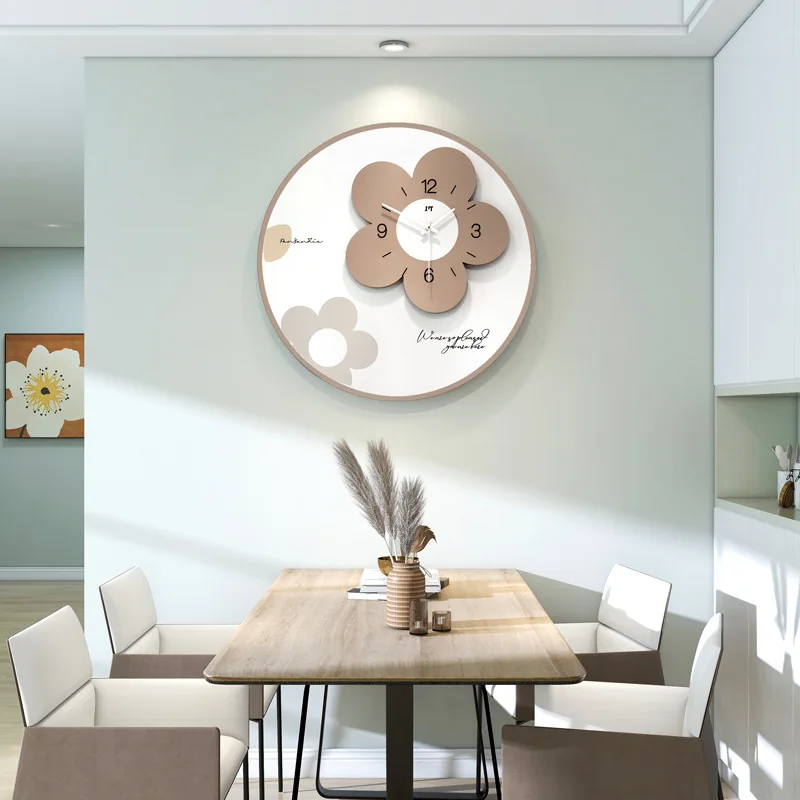 

Wall Clock Modern Design Living Room Home Decor Quiet Simple Quartz Clocks Wall Decoration Wall Watch Metal Needle Wall Stickers