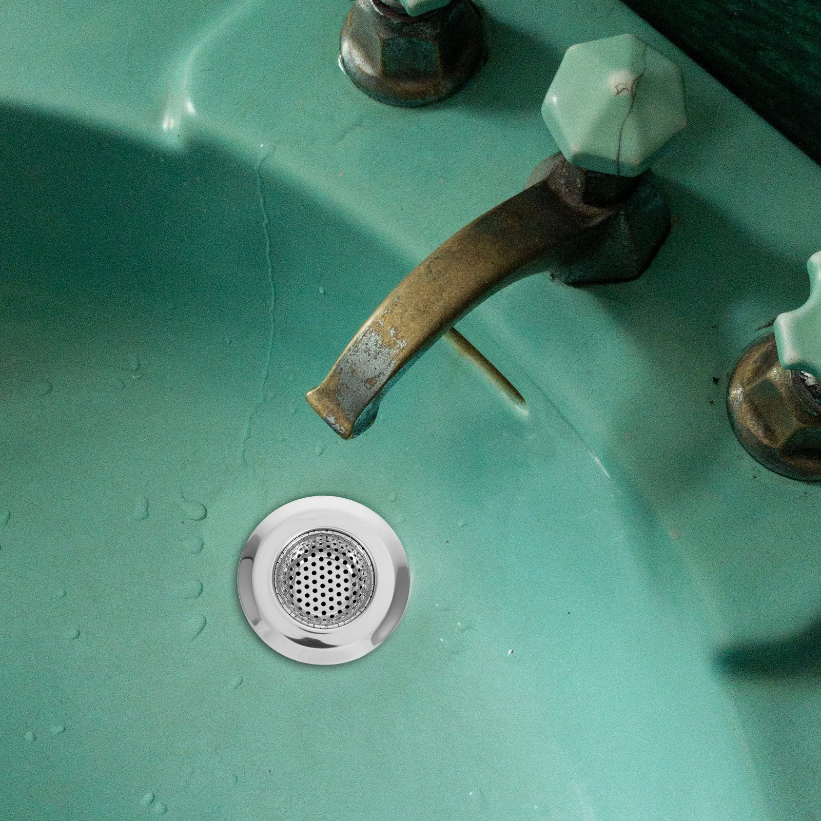 حوض الفولاذ المقاوم للصدأ تصفية شبكة مصفاة حوض المطبخ غطاء للصرف سدادة مكافحة انسداد النفايات الماسك حوض المطبخ