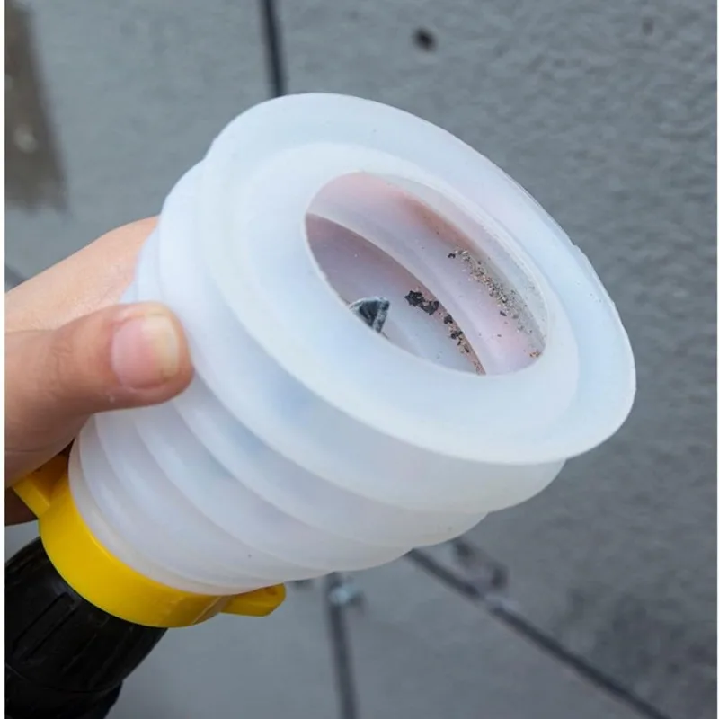 Perceuse à percussion en caoutchouc évolutive, couvercle anti-poussière, marteau électrique, collecteur de poussière, bol, dispositif, accessoires électriques utilitaires, 1 pièce