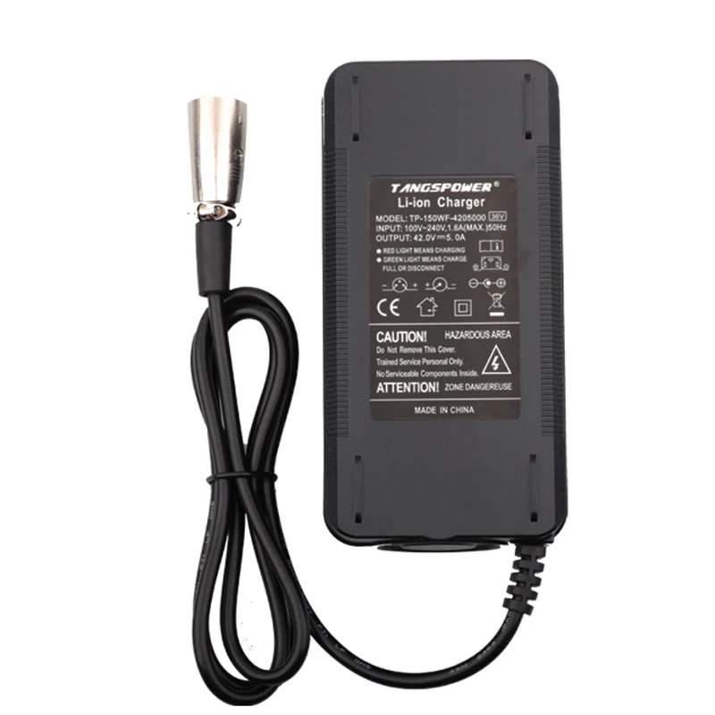 Ausgang 42V 5a Li-Ionen-Ladegerät 10er Serie für 36V Lithium-Akku-Ladegerät xlr/gx16/dc/rca/gx12 Hochwertiger Stecker – Detail 2