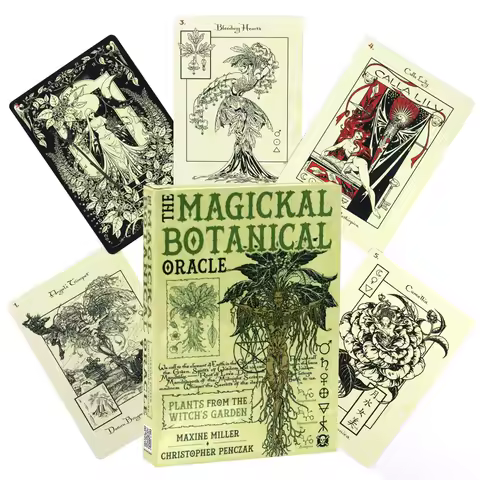 The Magickal Botanical Oracle Leisure Entertainment Card Family Gathering Divination Deck Tarot Board Playing Card Game