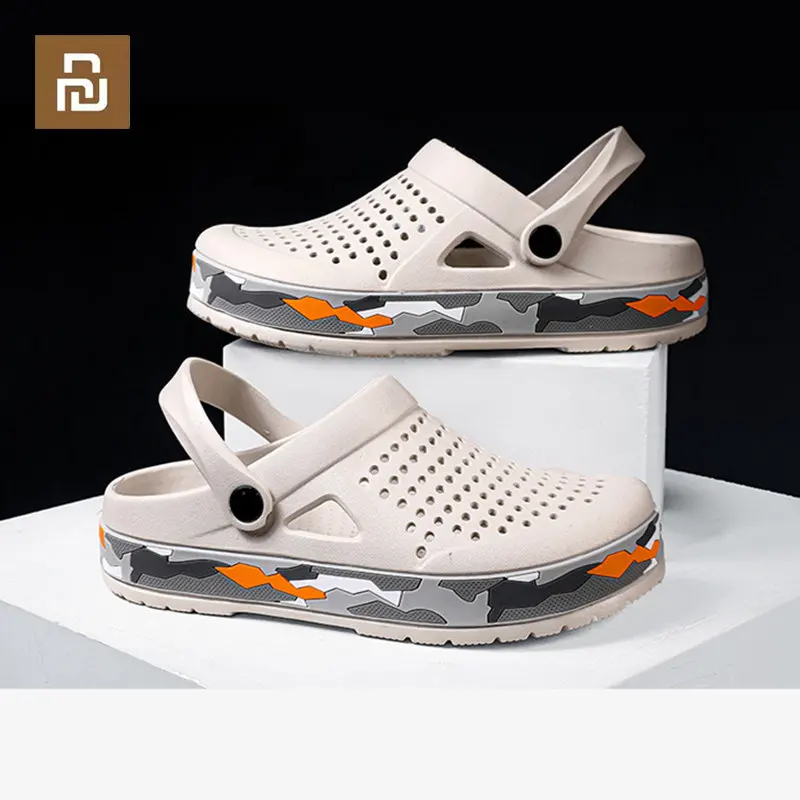 YOUPIN Men Sandals Shoes EVA Lightweight Sandles Women for Summer Beach Flip Flop Breathable Soft Bottom Outdoor Sandy Beach Sho