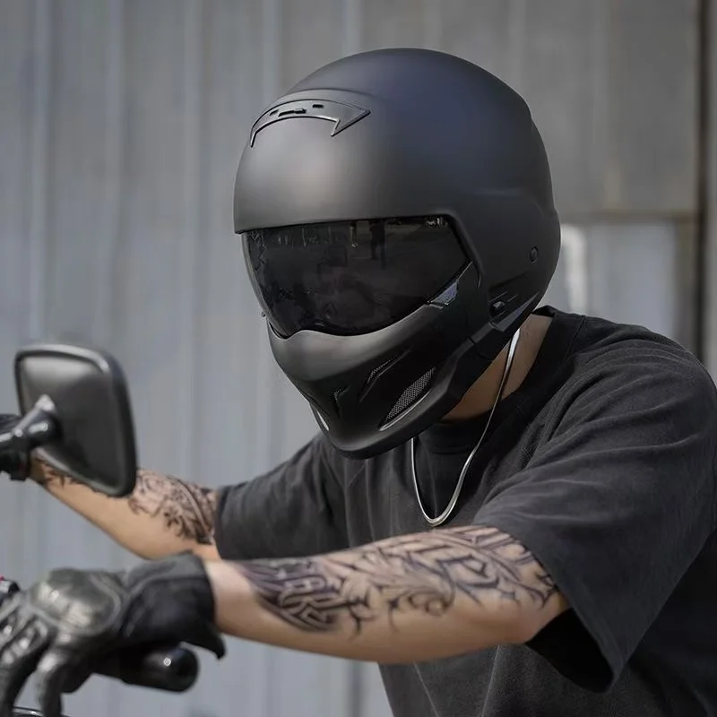 

Rugged Scorpion Full Face Motorcycle Helmet Designed for Male and Female Scooter Riders Comfort with Reliable Daily Protection