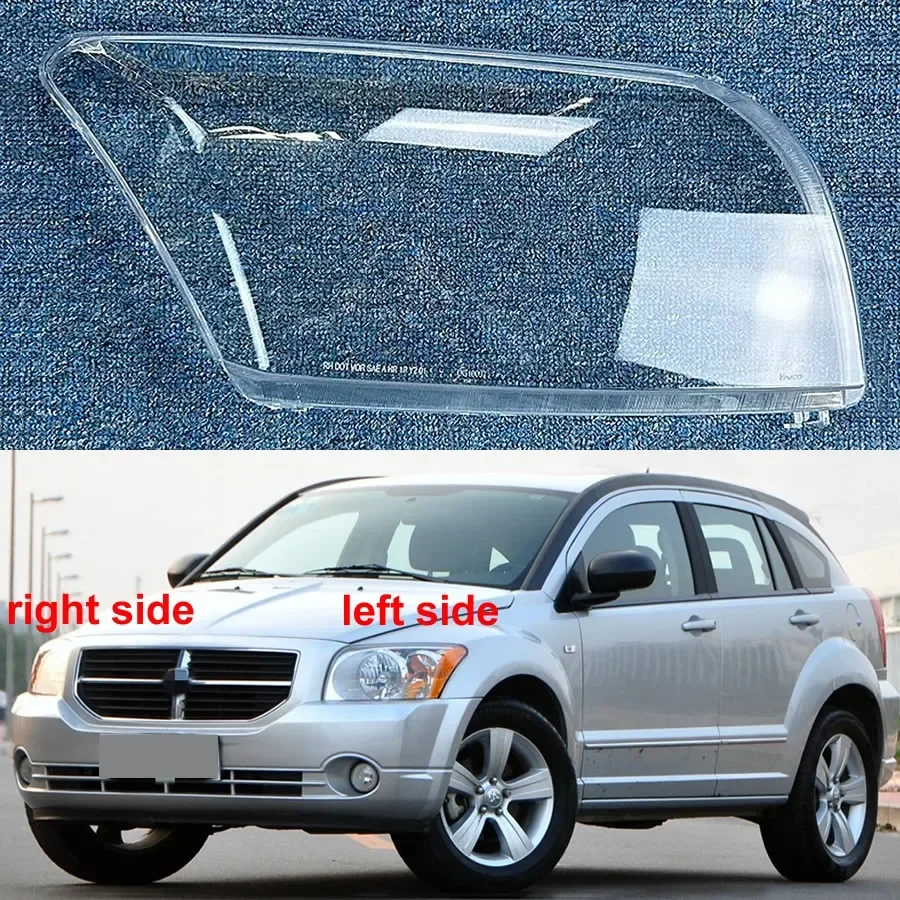 

For Dodge Caliber 2008 2009 2010 2011 Headlight Cover Transparent Headlamp Lamp Shell Plexiglass Replace Original Lampshade