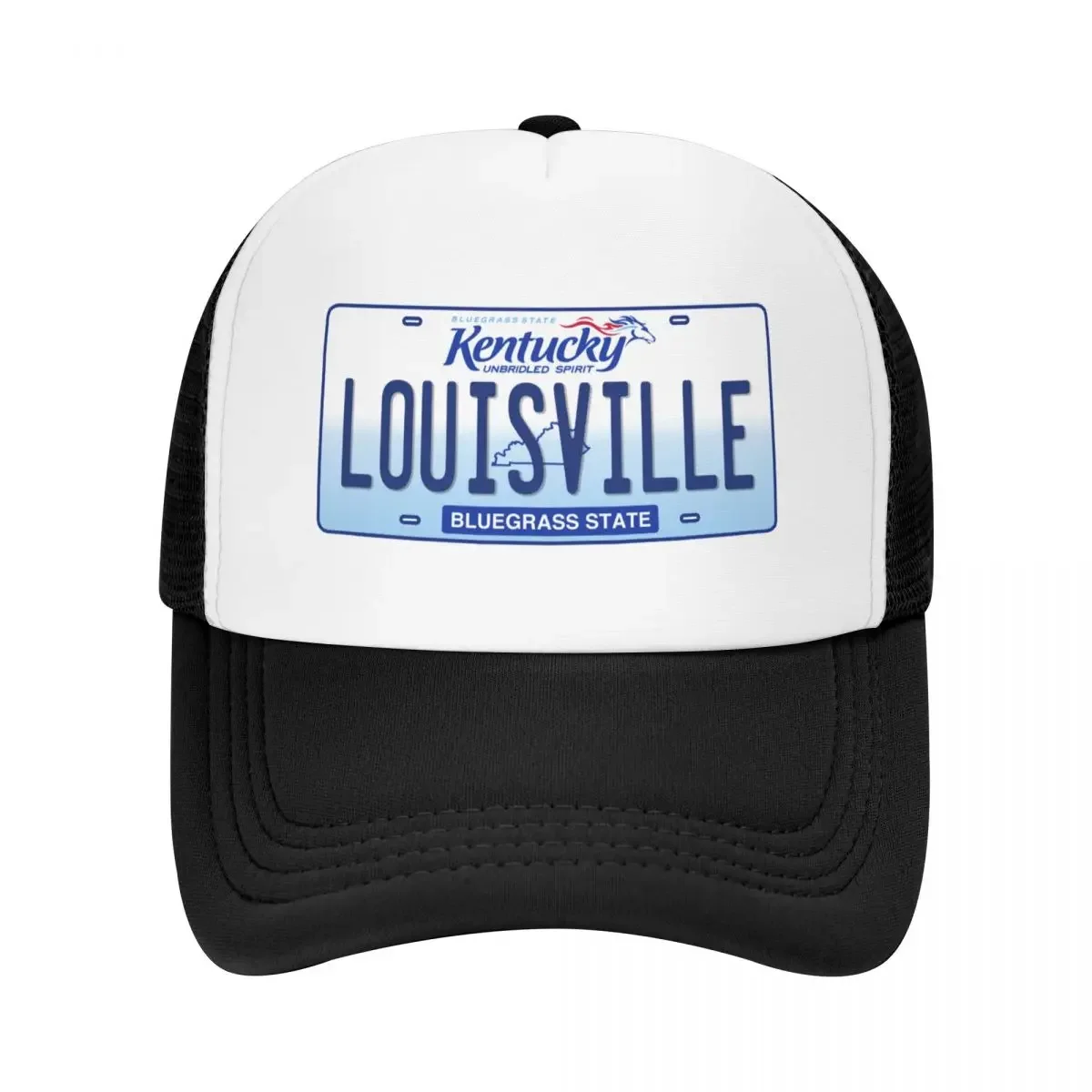 Louisville Kentucky License Plate Baseball Cap Anime Hat summer hat Bobble Hat Designer Man Women's