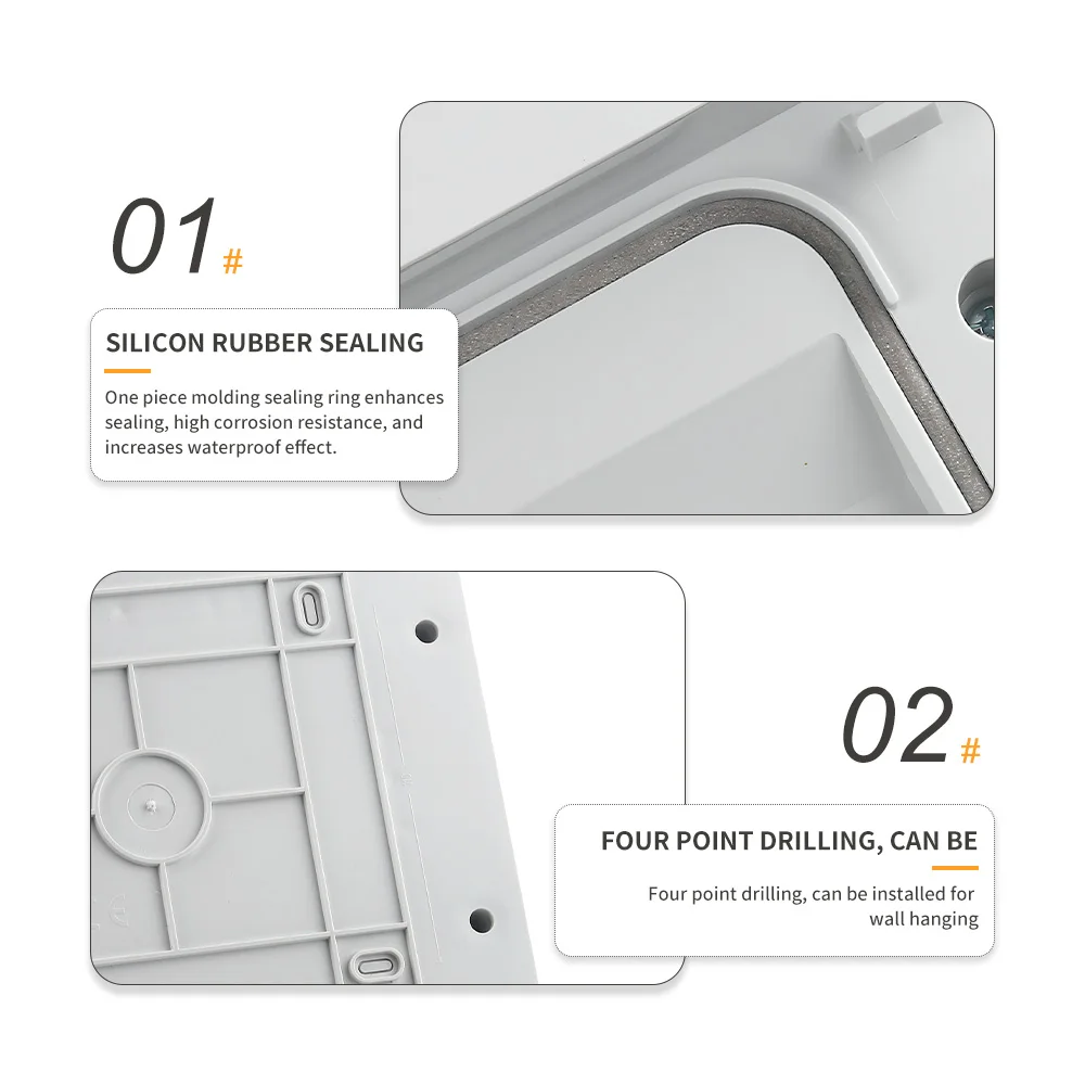 IP65 Waterproof PV Combiner Box DC500V 2-2 Solar Junction Box Surge Lightning Protection SPD DC Fuse MCB Outdoor Wall-mounted