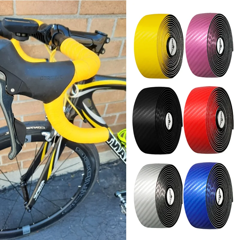 Road Bike Handlebar Tape EVA+PU,Bicycle Handlebar Tape Breathable Anti-slip Tapes Cycling Handle Bar Tape