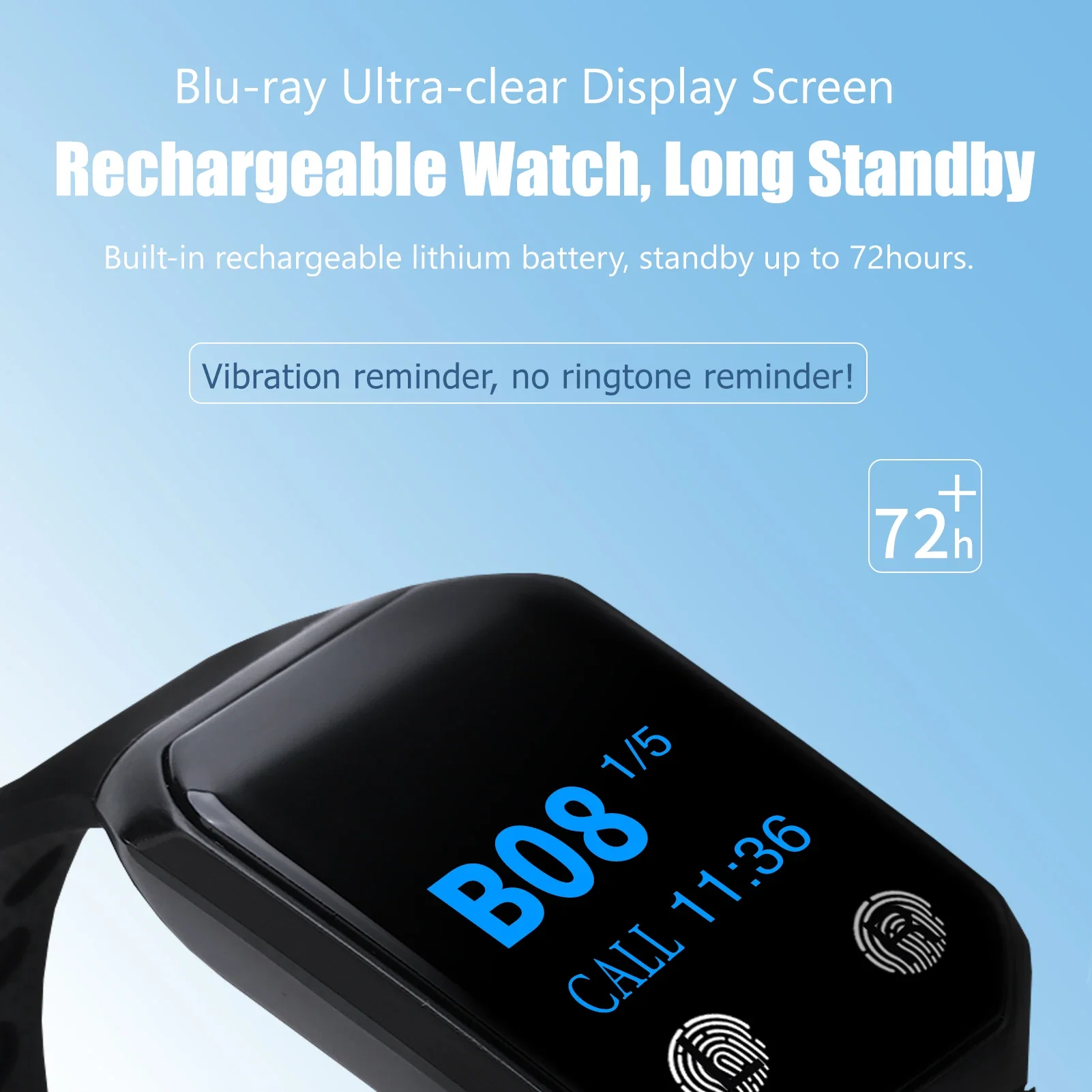 BYHUBYENG Ricevitore per orologi Sistema di chiamata wireless Impermeabile ricaricabile Cameriere Chiamata Ristorante Cercapersone Narghilè Cafe Clinica