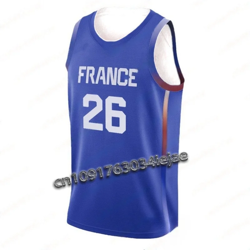 FR Men's Basketball All Player Elite Jersey- Royal 2025 New Arrival Wembanyama Jersey Summer Basketball Uniform For Adult&kid