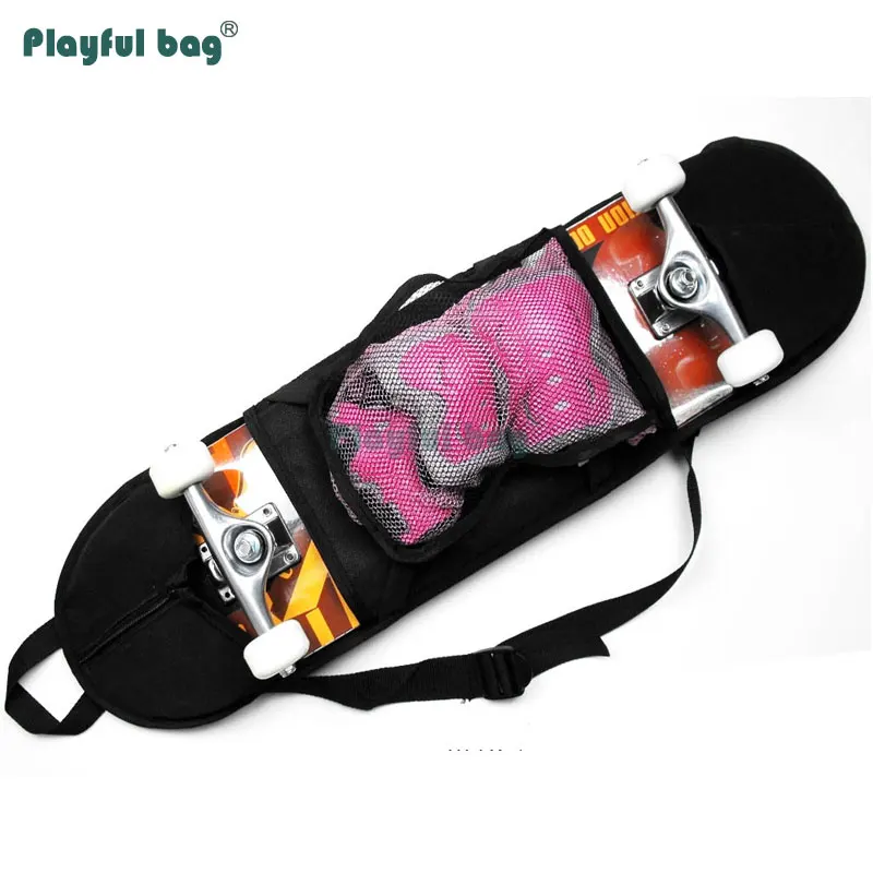 Borsa giocosa borsa da Skateboard borsa da skateboard portatile con zaino in PVC addensato AMB143