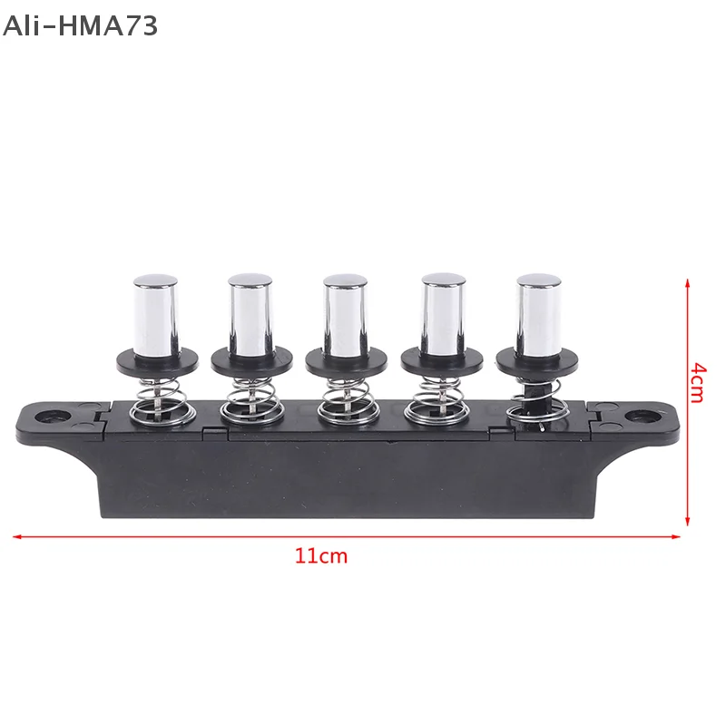 Ali-HMA73-Five-position plug-in button switch for range hood five-position silver switch