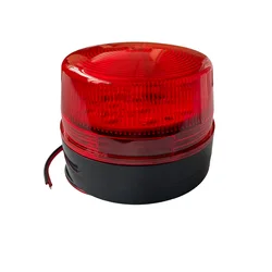 12v 24v 220v RED Security Alarm Light Strobe Signal Small Warning Light LED Lamp