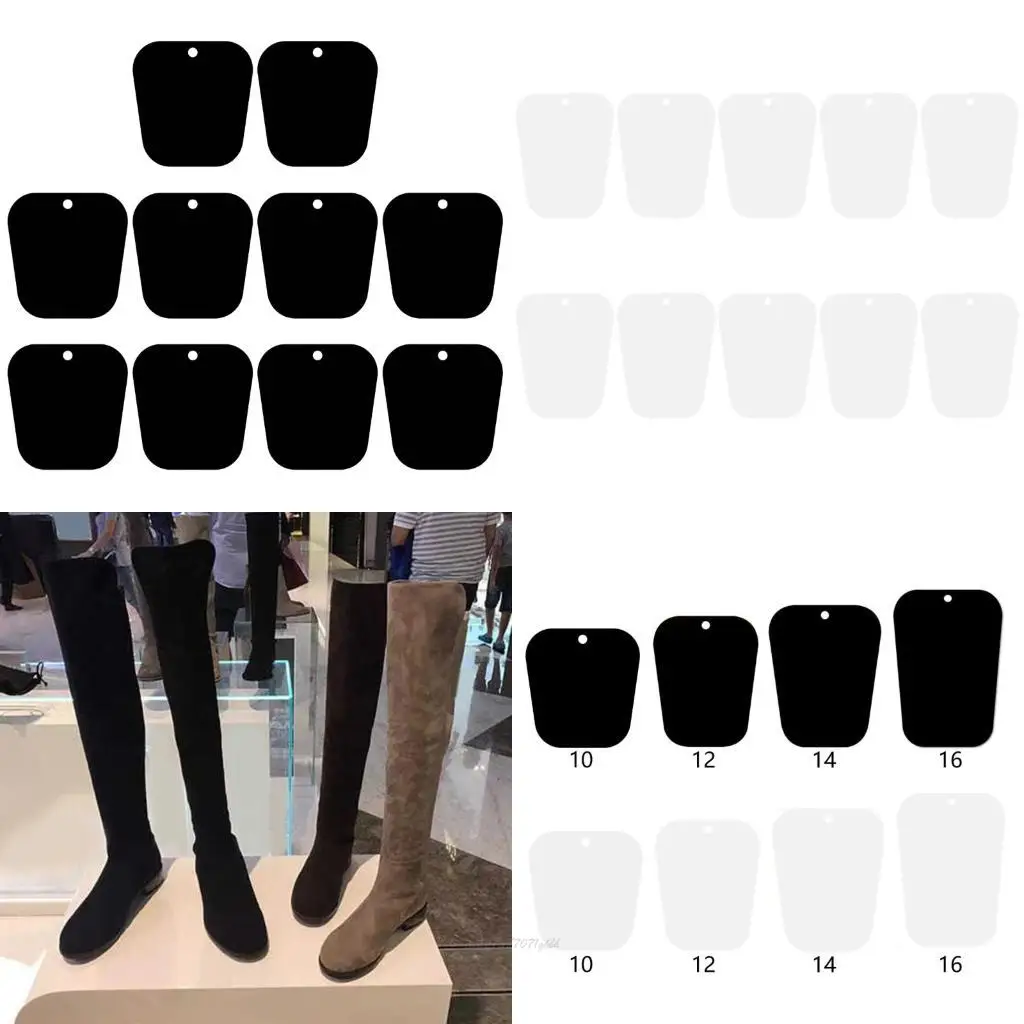 

X5XA 10Pcs Boot Shaper Shoe Tree for Women Men Tall Boot Shaper Thigh Boot Shaper