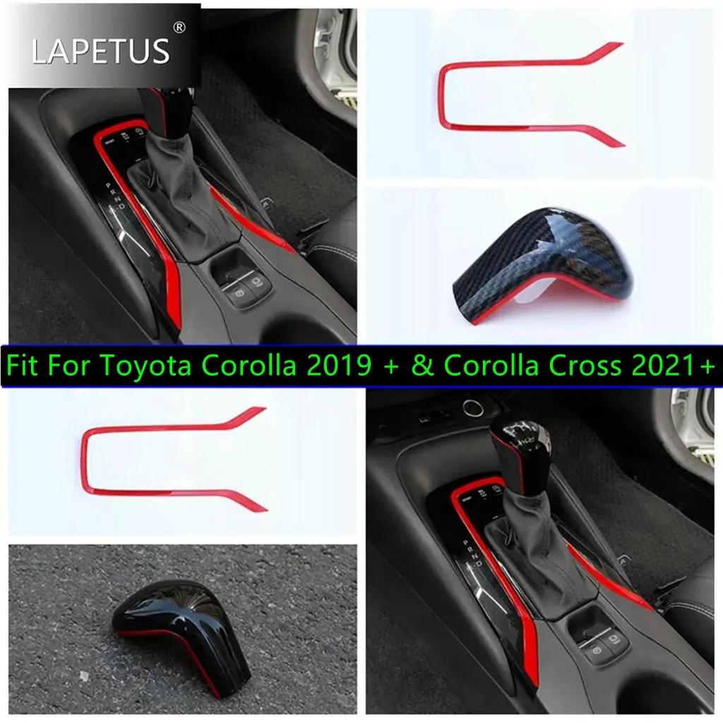 

For Toyota Corolla Cross 2021 - 2025 & Corolla 2019 - 2025 Car Central Control Gear Head Box Shift Strip Cover Trim Accessories