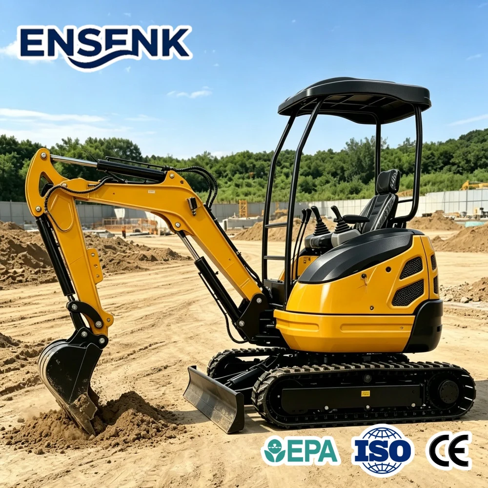 New Model Mini Excavator 1.8Ton Suitable For Family Use With Pelle Construction Baumaschinen Bagger 1.5 Tonnen Europe Fast