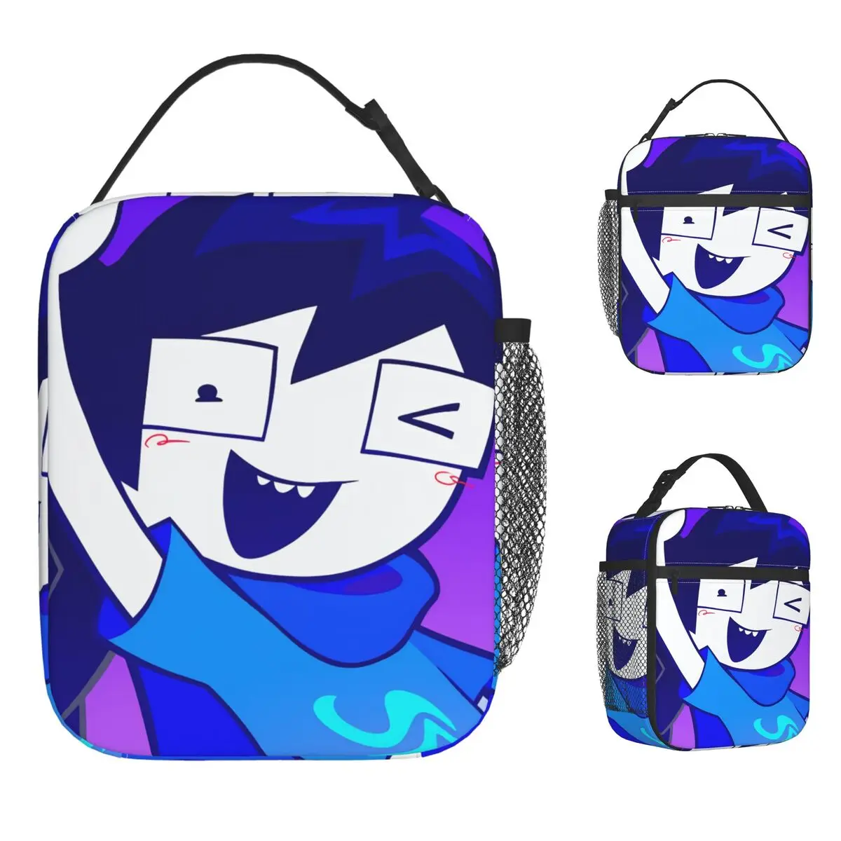 

Homestuck Karkat Сумка для обеда Портативная коробка для завтрака Мужская уличная сумка-холодильник для пикника на заказ Ретро Оксфорд Термальные сумки для обеда