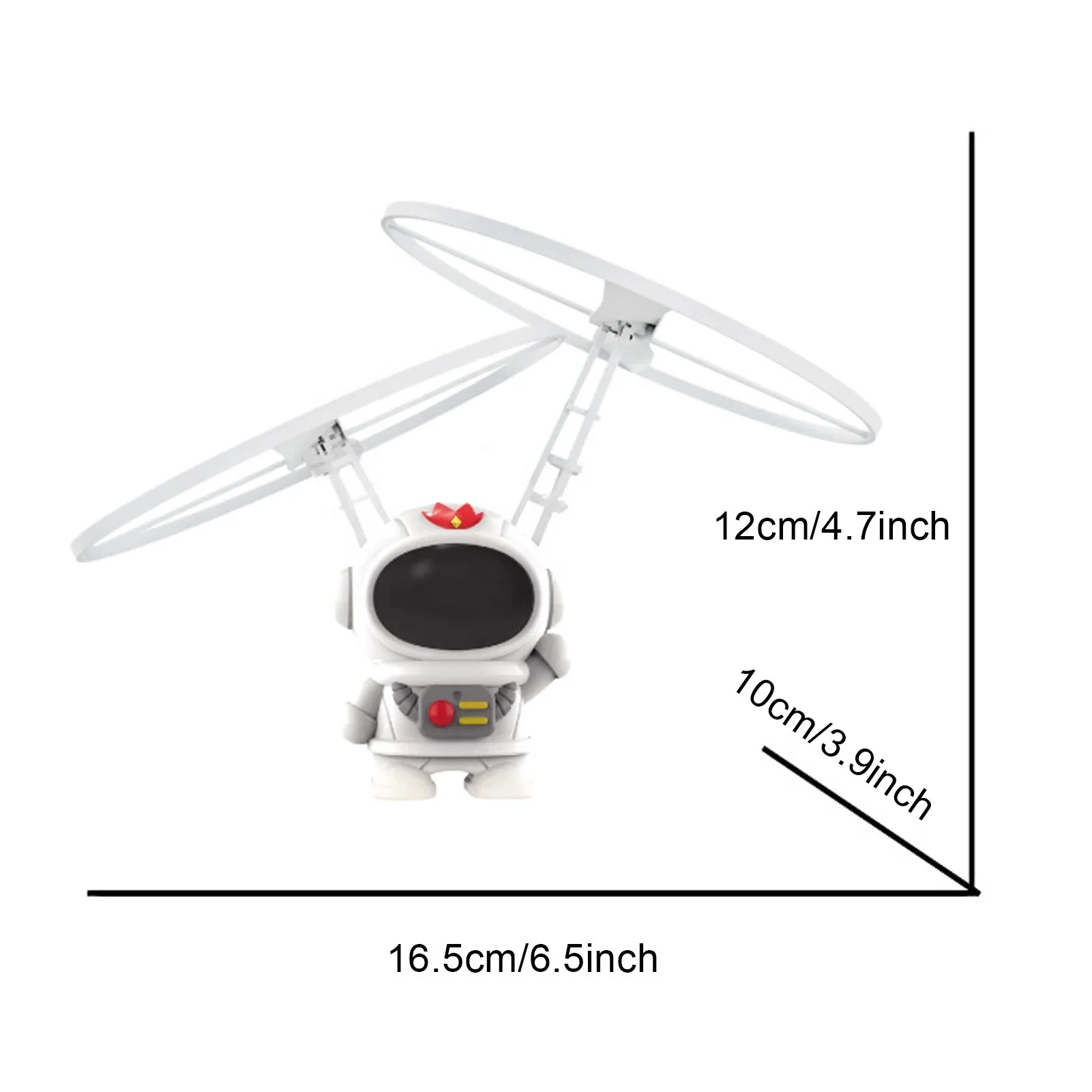 Crianças brinquedos de carregamento usb mão indução sensor infravermelho alta qualidade girando voar robô aeronave brinquedo voando astronauta robô