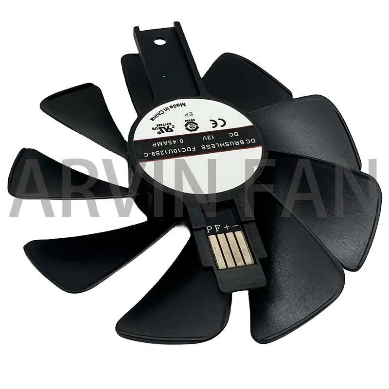 1 Stuk 95Mm FDC10U12S9-C Grafische Ventilator Voor Saffier Rx580 Rx480 Rx570 Nitro Rx 570/580/480 Videokaart Koeling Vervangen Fdc10u 12S