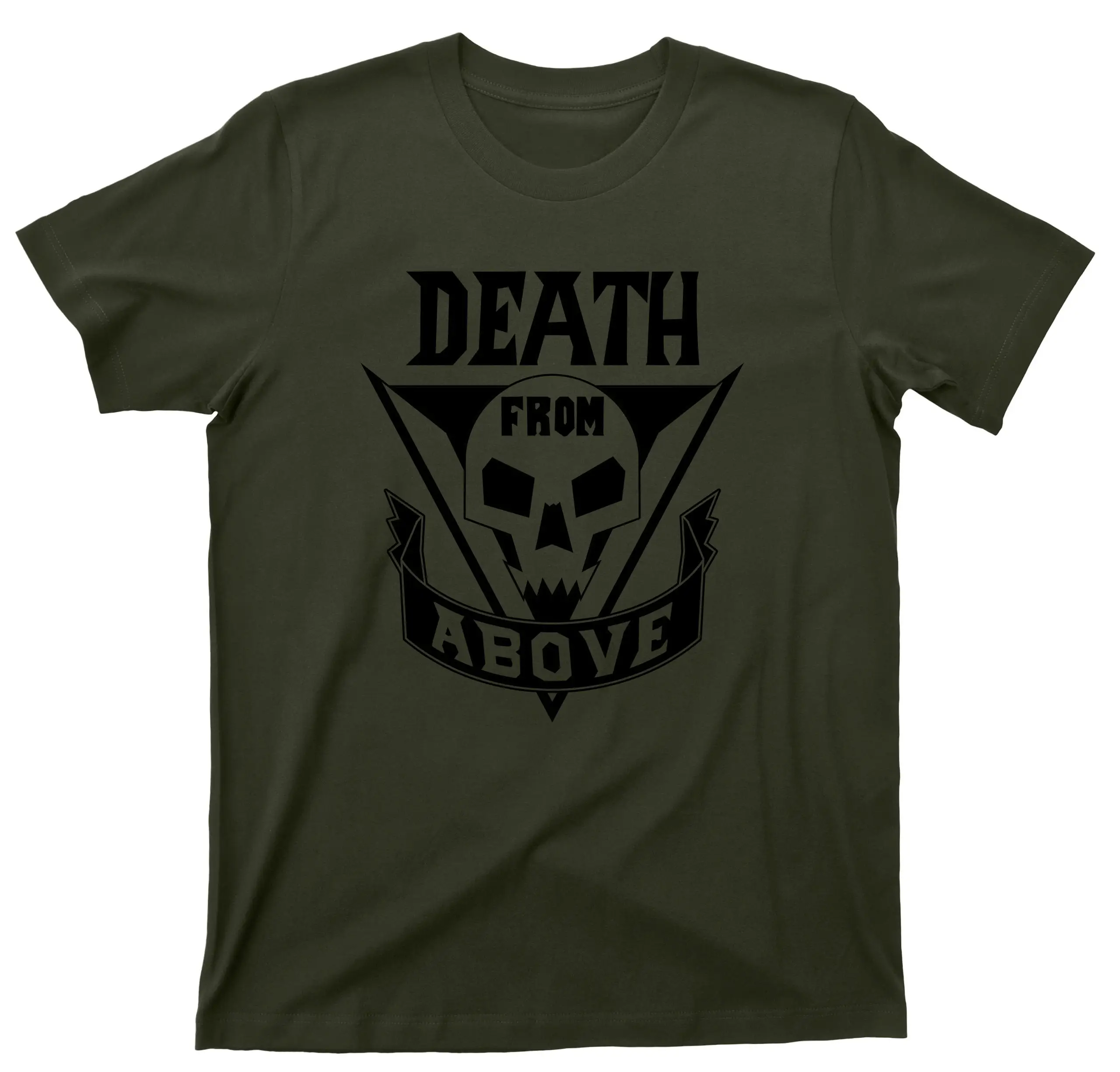 Death From Above T Shirt Starship Troopers Black Print