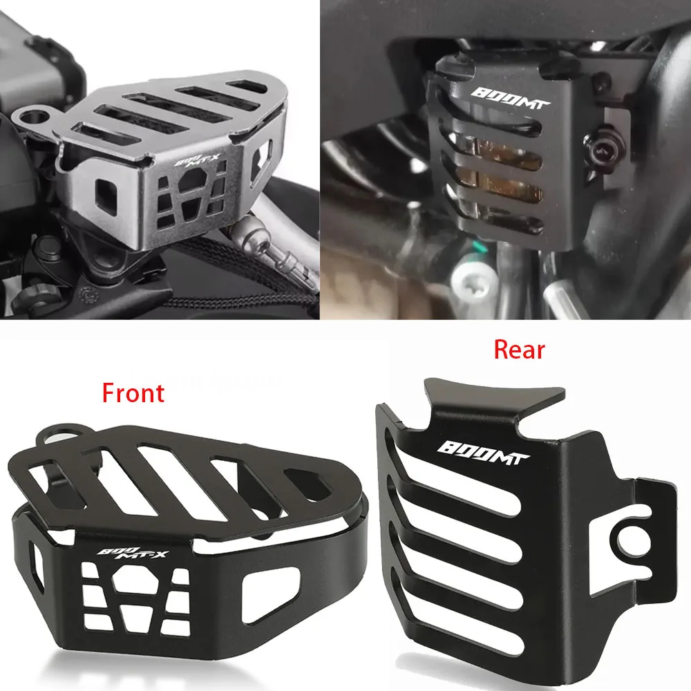 

For CFMOTO 800MT-X 800MT 800MTX Motorcycle Accessories CNC Rear Brake Fluid Reservoir Cover Guard Protection CF 800 MT MTX MT-X