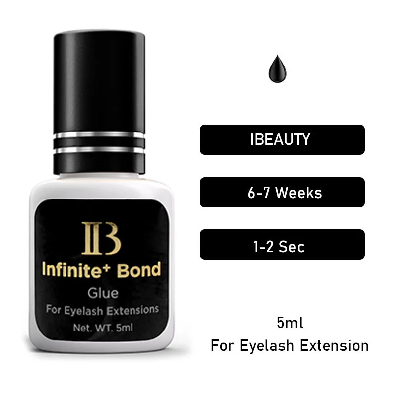 Ibeauty-個々のつけまつげエクステ,超強力,5ml,メイクツール