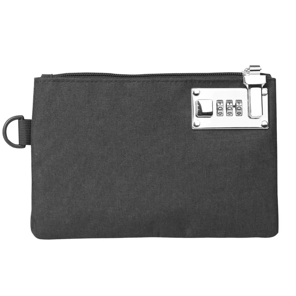 

Coin Purse Lockable Money Bag Anti-Theft Oxford Cloth Wallet With Lock Compact Size Phone Case Men's Clutch Bag Cash Passports