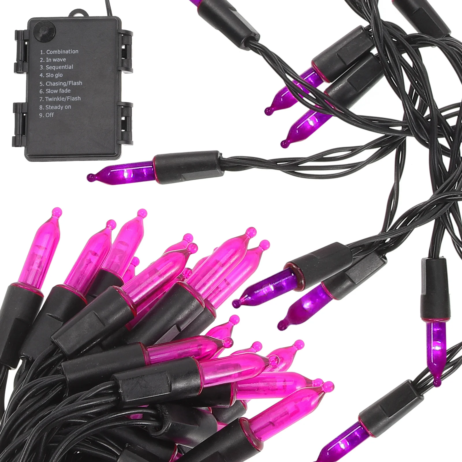 50 سلسلة إضاءة LED لعيد الميلاد، قوية وآمنة، أضواء خرافية للديكور الداخلي والخارجي لمهرجان إكليل شجرة الغرفة #6