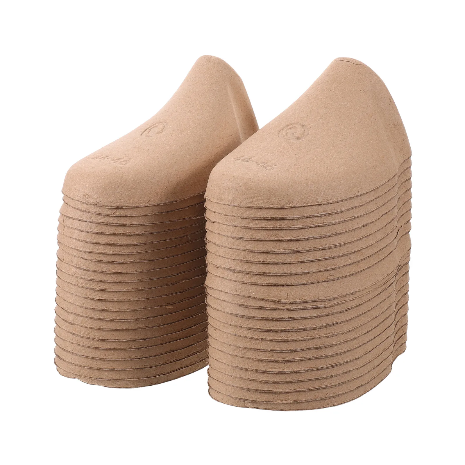 20 Pares de Hormas para Zapatos de Cartón Reciclado, Ligeras y Transpirables, para Botas Altas y Zapatillas, Antiarrugas