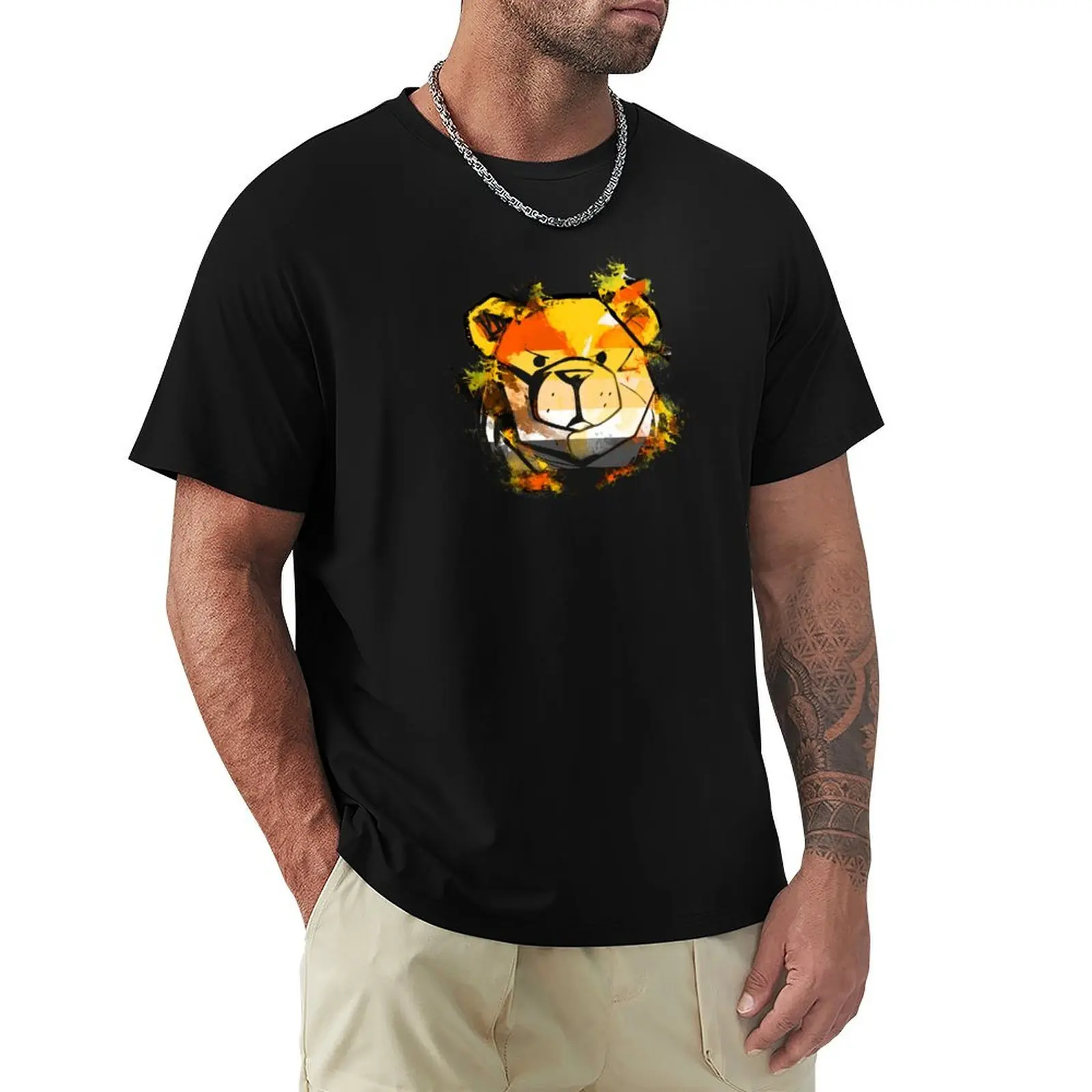 

ROBUST Bear Splater T-Shirt custom t-shirts Man t-shirt anime shirts men