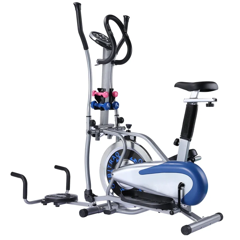 Multifunctional Home Exercise Orbitrac Bike Cross Trainer With Twist With Dumbells for Home Use