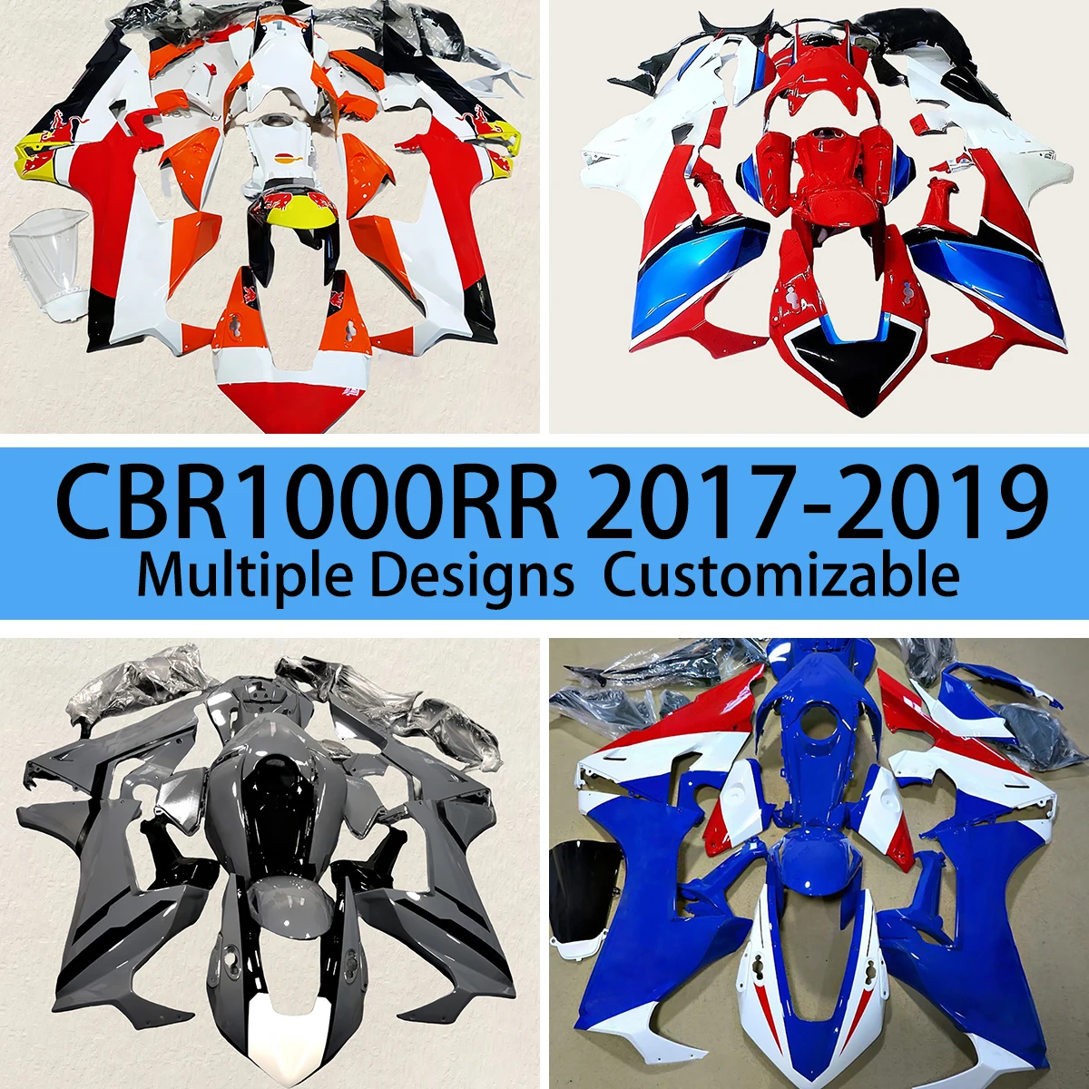 

Cool Fairing Kit CBR 1000RR 2017 2018 2019 Racing Motorcycle Body Parts Set Fairings for HONDA CBR1000RR 17 18 19