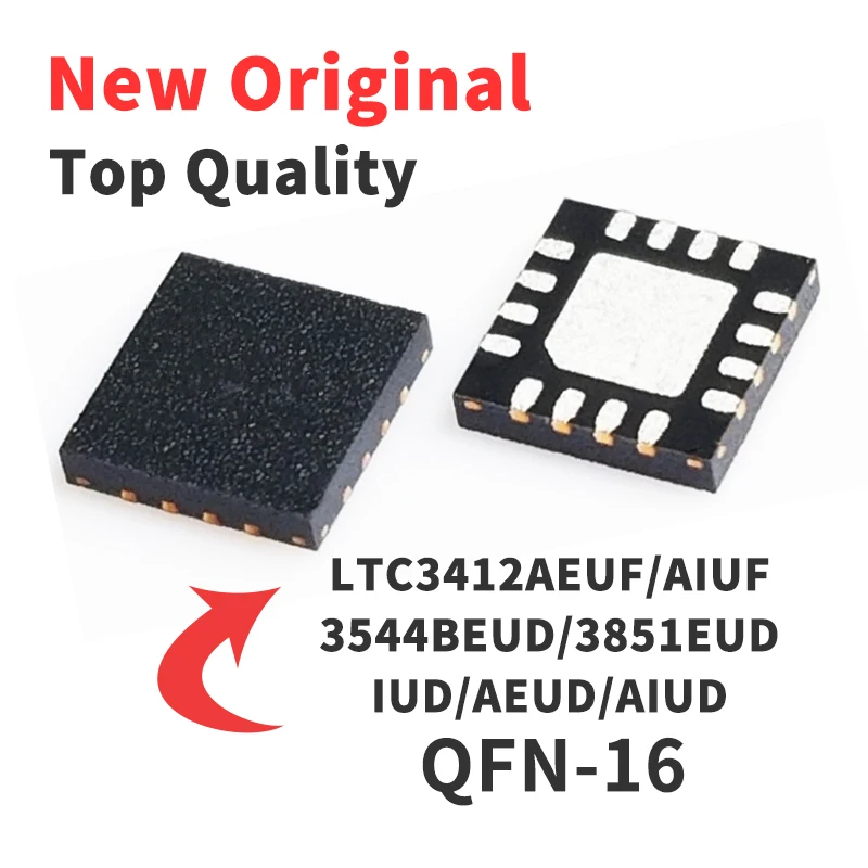 1 Piece LTC3851AEUD-1 LTC3851EUD LTC3544BEUD LTC3412AEUF LTC3851AIUD QFN-16 Chip IC Original New