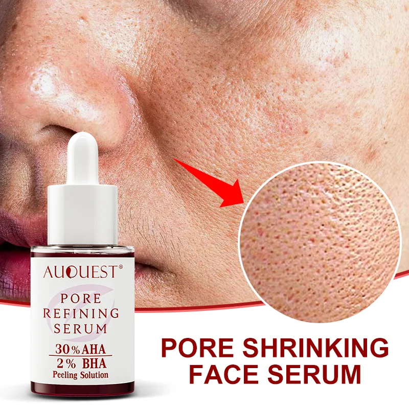 Salicylic Acid Pore Shrinking Face Serum Hyaluronic Acid Moisturizing Essence Oil Control Shrink Pores Facial Serum Skin Care