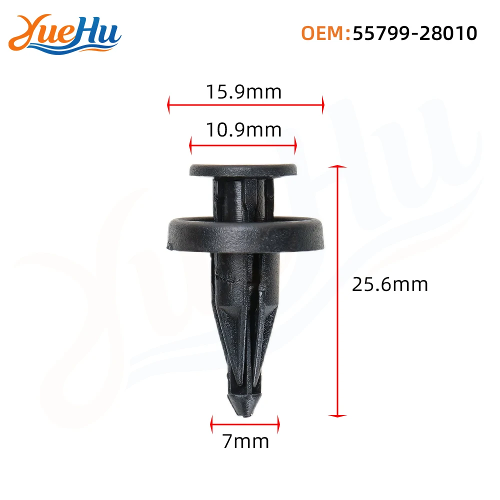 YUEHU 55799-28010 Fender Liner Retainer Clip Fastener For Toyota Type Fastener for Fender Liner Wheel Opening