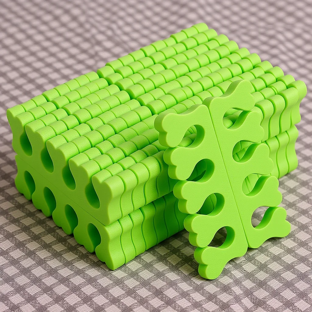 

FOMIYES Peach Heart Disposable Toe Separators 100 Pairs Soft Sponge Pedicure Tool for Nail Art Foot Care