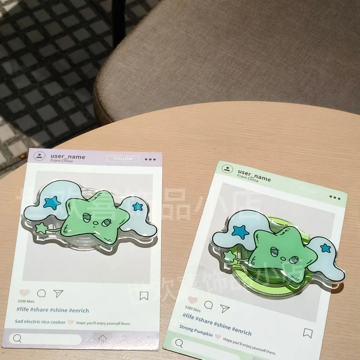 

Ins Корейский мультфильм, милый и нишевый ангел, звезда, магнитная подставка для телефона, держатель Tok Lazy People, подушка безопасности, выдвижной настольный кронштейн