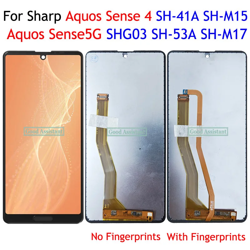 5.8 Inch Black For Sharp Aquos Sense 4 SH-41A SH-M15 Sense 5G