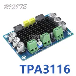 100W TPA3116D2 Mono Channel Amplifier Board TPA3116DA Digital Audio Power Amplifier Sound Board AMP XH-M542 DC 12V-26V