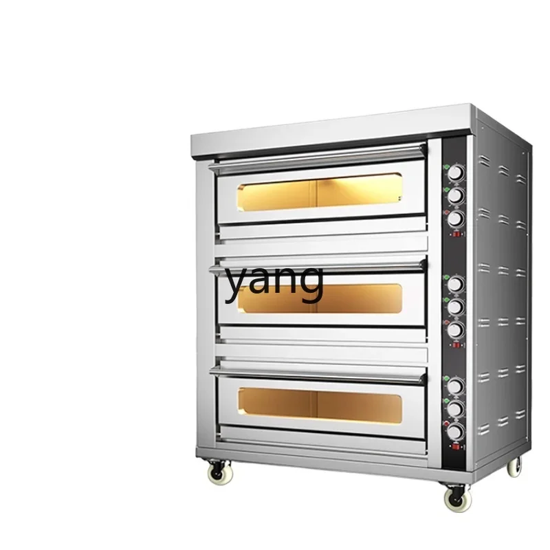 Yjq electric oven commercial double layer three layer large capacity roujiamo scones bread cake baking box