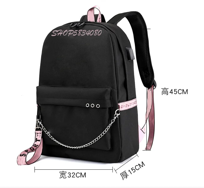 Customize Your Logo Image Backpack for Teenagers School Bags Laptop Bag USB Charging Travel Bag Sac A Dos Mochilas Para Hombre - view 5