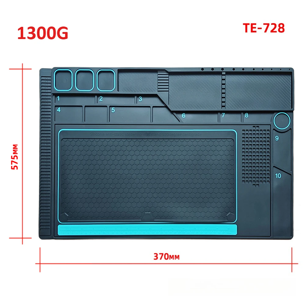 Hittebestendig magnetisch soldeerstation Siliconen mat Werkpad Bureauplatform Lasstation Elektronisch BGA-soldeerstation