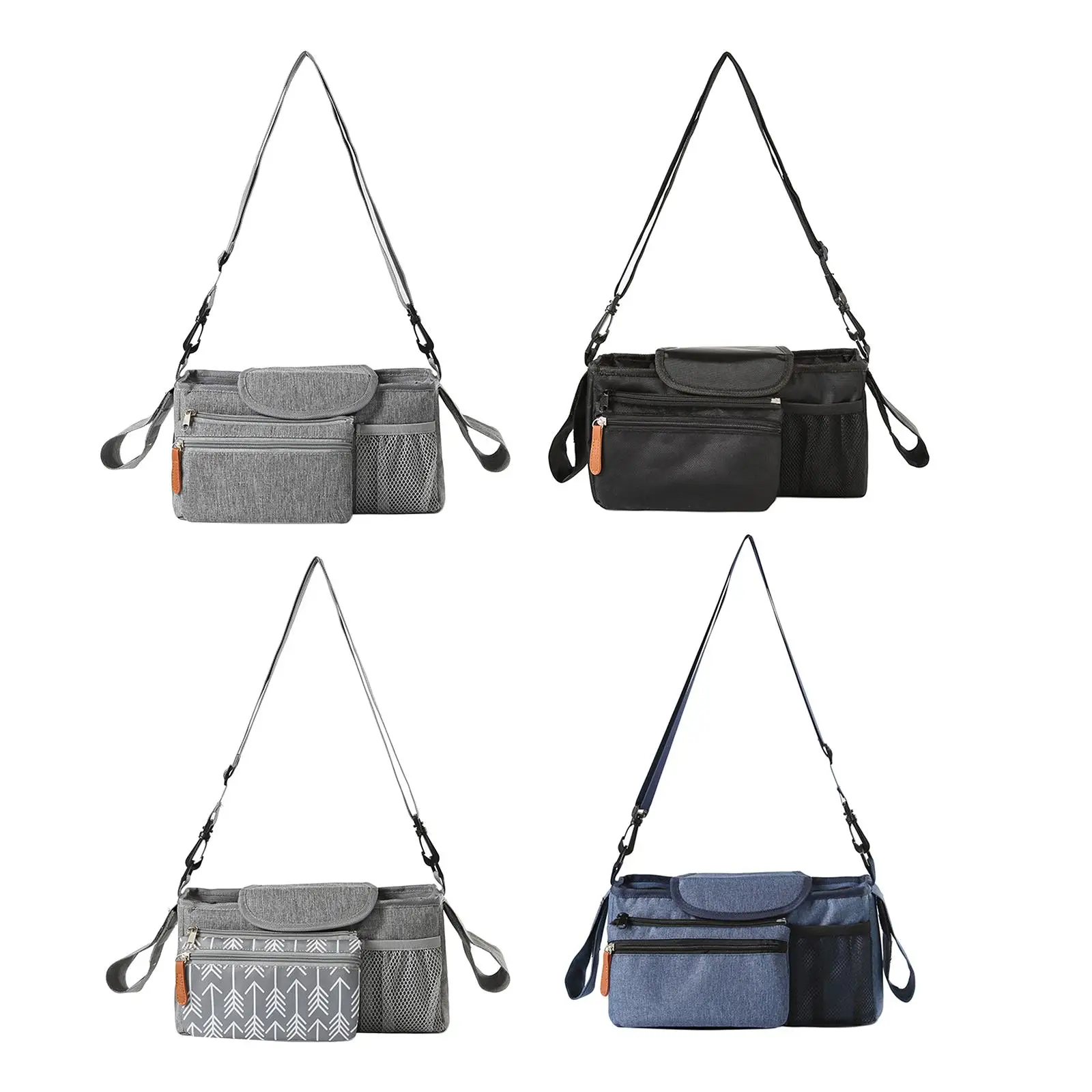 Stroller Hanging Bag Sturdy Convenient Multifunctional with Pockets Stroller