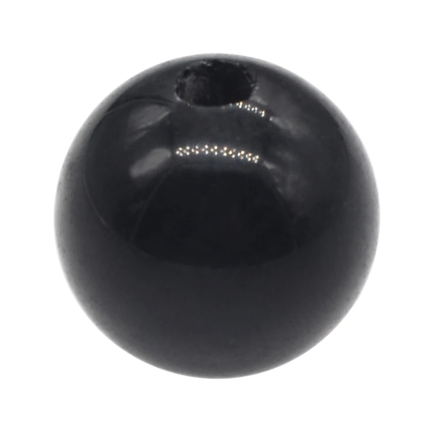 Black Onyx 10MM Round Stone Beads for DIY Making Jewelry NO-Drilled Hole Loose Reiki Healing Energy  Crystal Sphere Balls